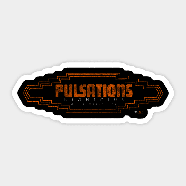 Pulsations Nightclub Sticker by Retro302